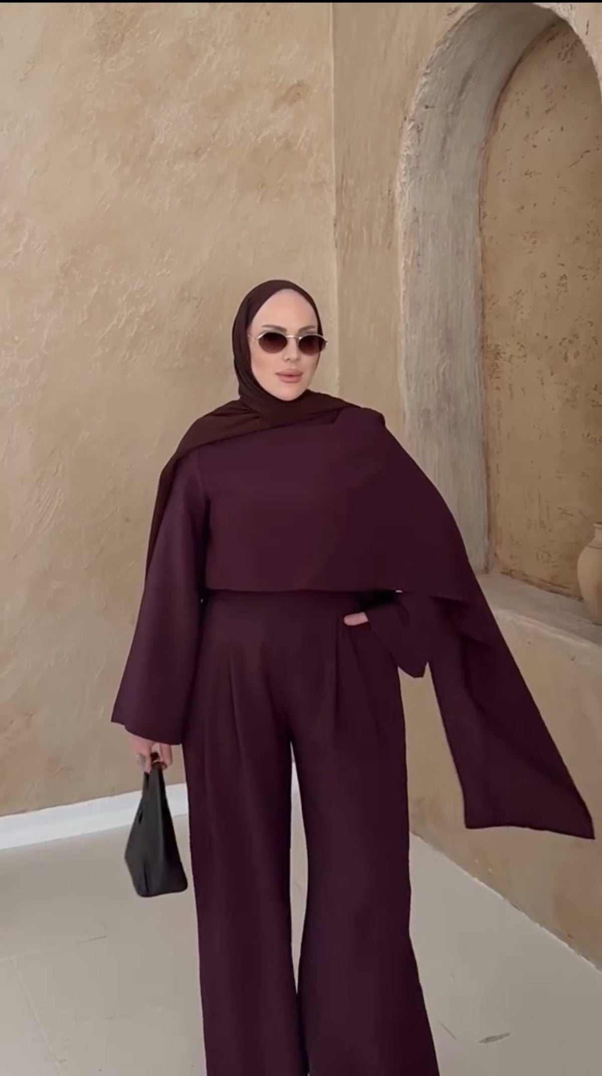 Elegant Modest Three-Piece Set