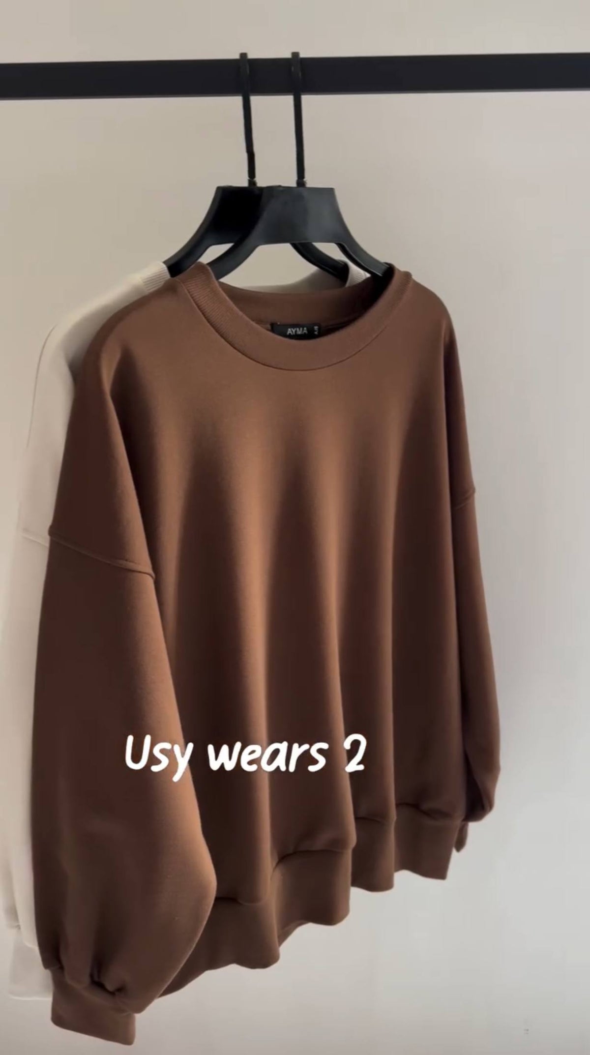 Oversized Crewneck Sweatshirt