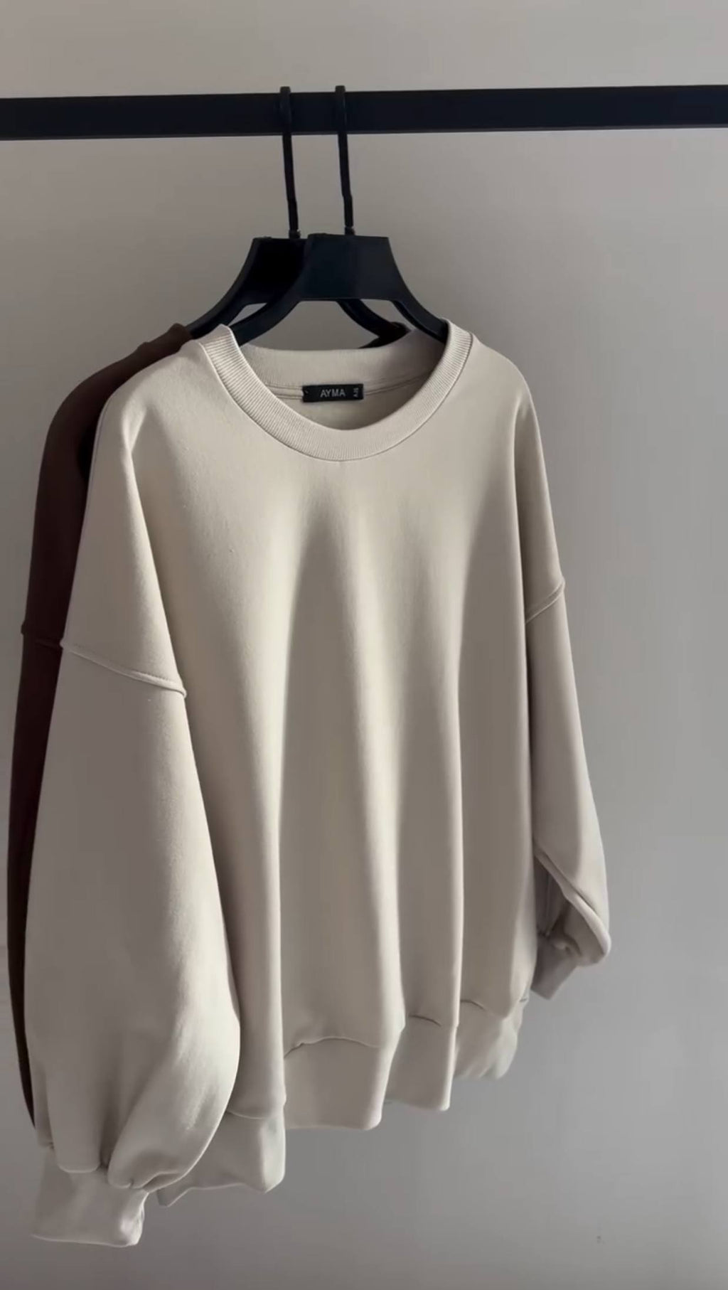 Oversized Crewneck Sweatshirt