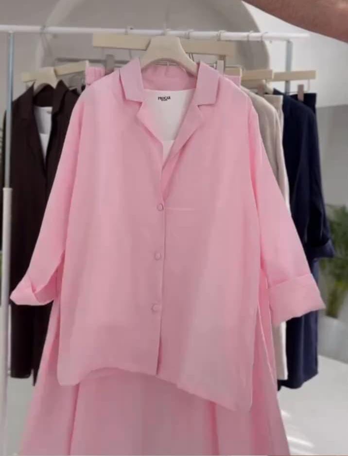 Pure Linen Two-Piece Suit