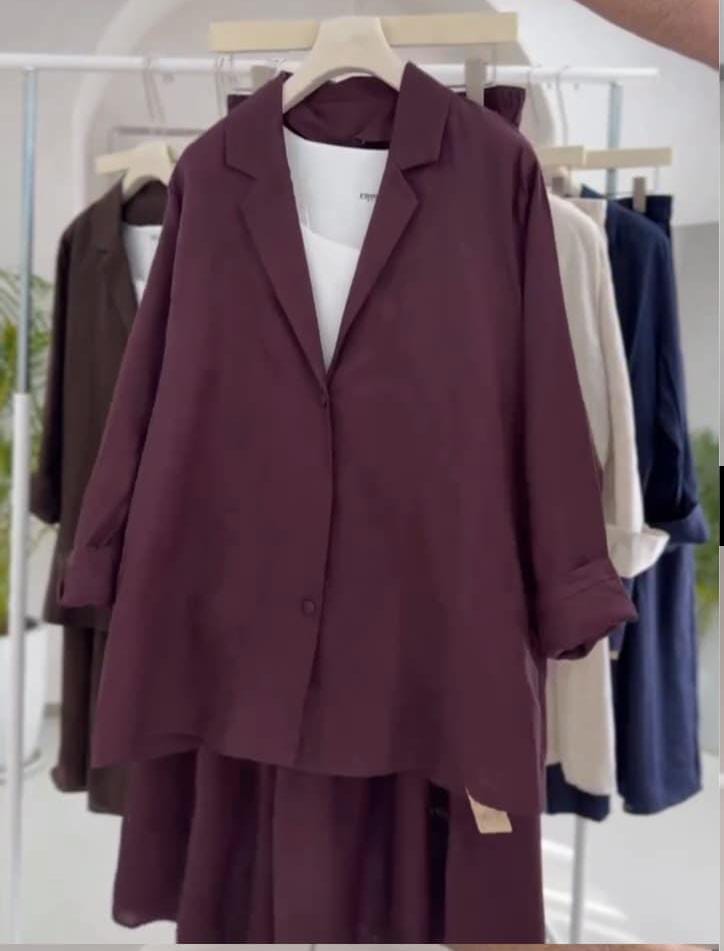 Pure Linen Two-Piece Suit