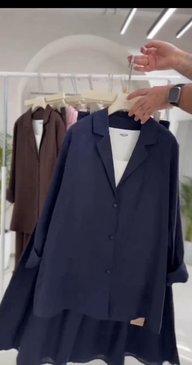 Pure Linen Two-Piece Suit