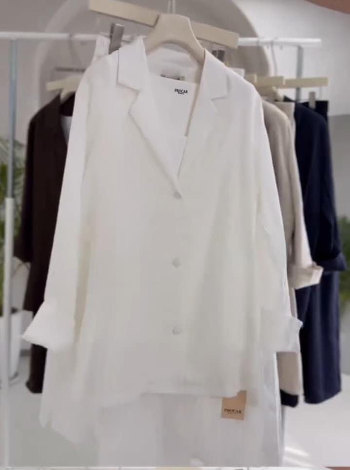 Pure Linen Two-Piece Suit